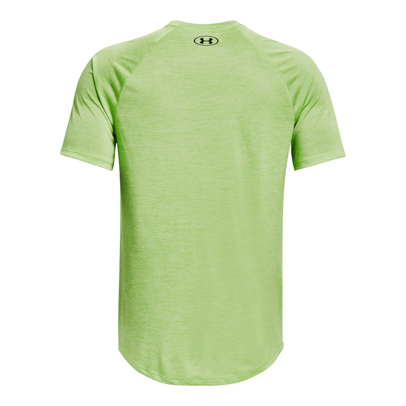 Camiseta-Manga-Corta-under-armour-para-hombre-Ua-Tech-2.0-Ss-Tee-para-entrenamiento-color-verde.-Reverso-Sin-Modelo