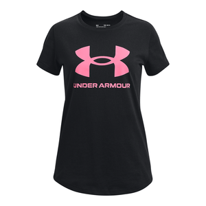 UA E Sportstyle Graphic Ss Camiseta Manga Corta negro de niña lifestyle