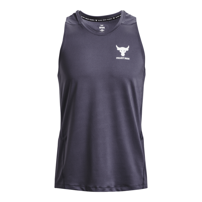 Camiseta-Manga-Sisa-under-armour-para-hombre-Ua-Pjt-Rk-Armourprint-Ftd-Tk-para-entrenamiento-color-morado.-Frente-Sin-Modelo