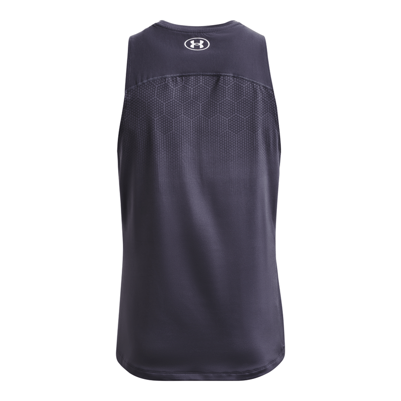 Camiseta-Manga-Sisa-under-armour-para-hombre-Ua-Pjt-Rk-Armourprint-Ftd-Tk-para-entrenamiento-color-morado.-Reverso-Sin-Modelo