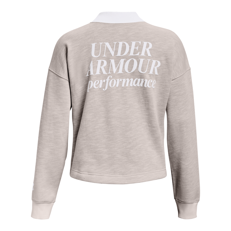 Camiseta-Manga-Larga-under-armour-para-mujer-Essential-Script-Crew-para-entrenamiento-color-blanco.-Reverso-Sin-Modelo