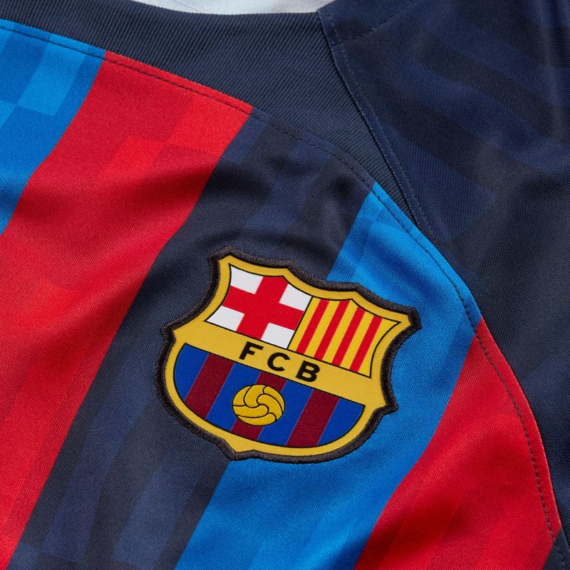 Camiseta-De-Equipo-nike-para-hombre-Fcb-M-Nk-Df-Stad-Jsy-Ss-Hm-para-futbol-color-azul.-Detalle-Sobre-Modelo-1
