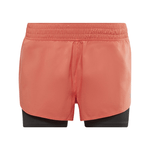 Pantaloneta-reebok-para-mujer-Wor-Run-2-In-1-Short-para-correr-color-naranja.-Frente-Sin-Modelo