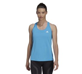 Adidas W 3S Tk Camiseta Manga Sisa azul de mujer para entrenamiento