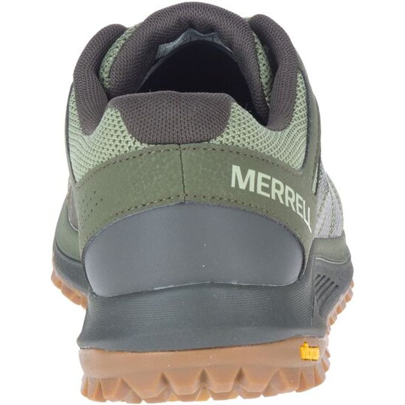 Tenis-Merrell-para-hombre-Nova-2-para-outdoor-color-verde.-Talon