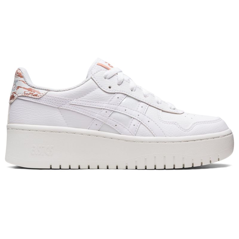 Tenis-asics-para-mujer-Japan-S-Pf-para-moda-color-blanco.-Lateral-Externa-Derecha