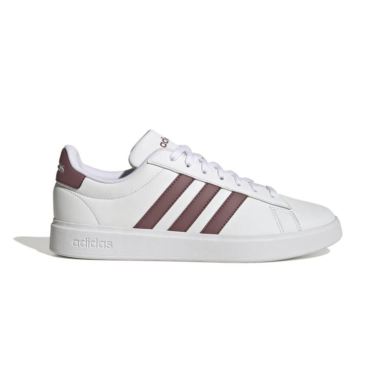 Tenis-adidas-para-hombre-Grand-Court-2.0-para-moda-color-blanco.-Lateral-Externa-Derecha