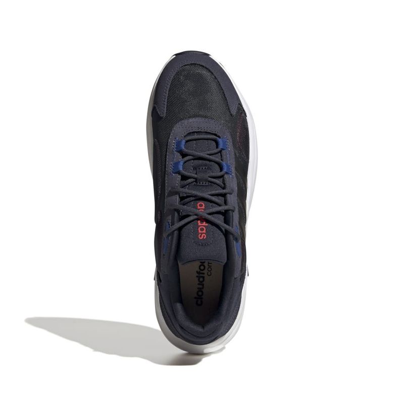 Tenis-adidas-para-hombre-Ozelle-para-moda-color-azul.-Capellada