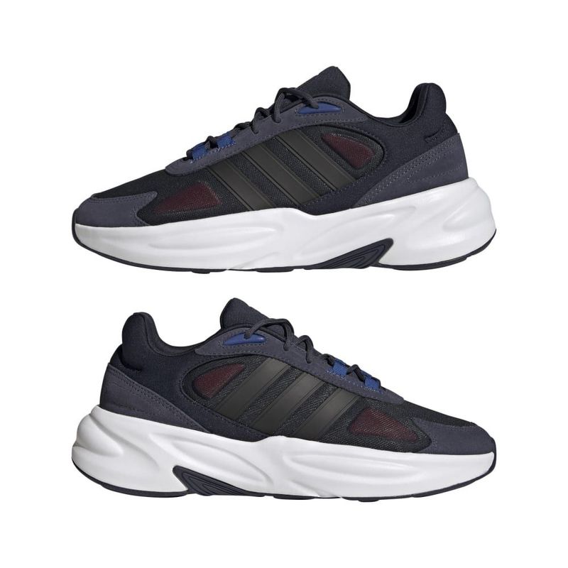 Tenis-adidas-para-hombre-Ozelle-para-moda-color-azul.-Par-Laterales