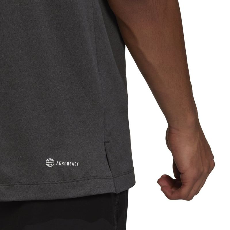 Camiseta-Manga-Corta-adidas-para-hombre-T365-Tee-para-entrenamiento-color-negro.-Detalle-2
