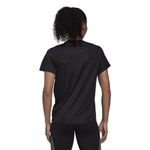Camiseta-Manga-Corta-adidas-para-mujer-Run-It-Tee-W-para-correr-color-negro.-Reverso-Sobre-Modelo
