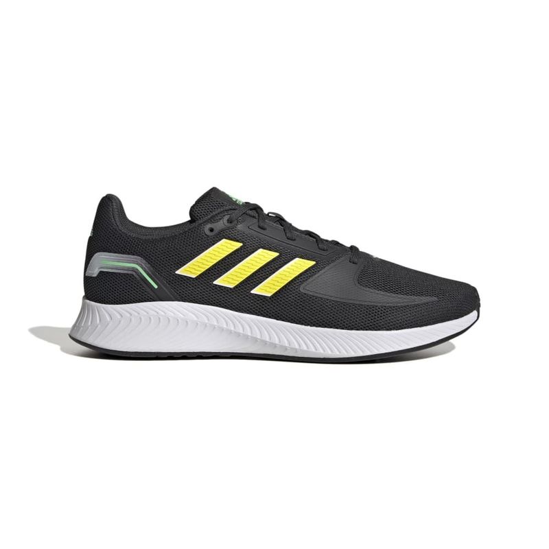 Tenis-adidas-para-hombre-Runfalcon-2.0-para-correr-color-negro.-Lateral-Externa-Derecha