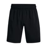 Pantaloneta-under-armour-para-hombre-Ua-Woven-Graphic-Shorts-para-entrenamiento-color-negro.-Frente-Sin-Modelo