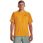 Camiseta-Manga-Corta-under-armour-para-hombre-Ua-Tech-2.0-Ss-Tee-Novelty-para-entrenamiento-color-amarillo.-Frente-Sobre-Modelo