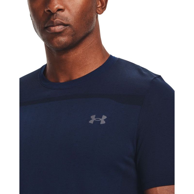 Camiseta-Manga-Corta-under-armour-para-hombre-Ua-Seamless-Ss-para-entrenamiento-color-azul.-Detalle-Sobre-Modelo-1