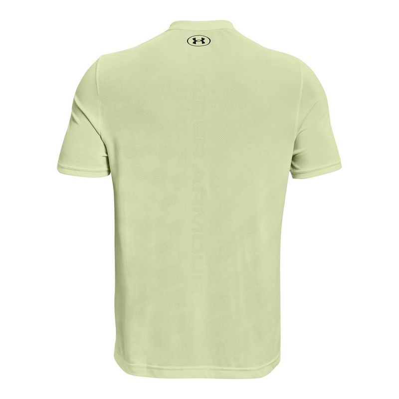 Camiseta-Manga-Corta-under-armour-para-hombre-Ua-Seamless-Radial-Ss-para-entrenamiento-color-verde.-Reverso-Sin-Modelo