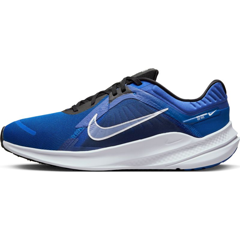 Tenis-nike-para-hombre-Nike-Quest-5-para-correr-color-azul.-Lateral-Interna-Izquierda