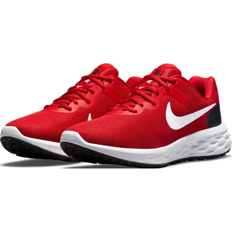 Tenis-nike-para-hombre-Nike-Revolution-6-Nn-para-correr-color-rojo.-Par-Alineados