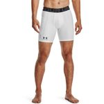 Pantaloneta-under-armour-para-hombre-Ua-Hg-Armour-Shorts-para-entrenamiento-color-blanco.-Frente-Sobre-Modelo