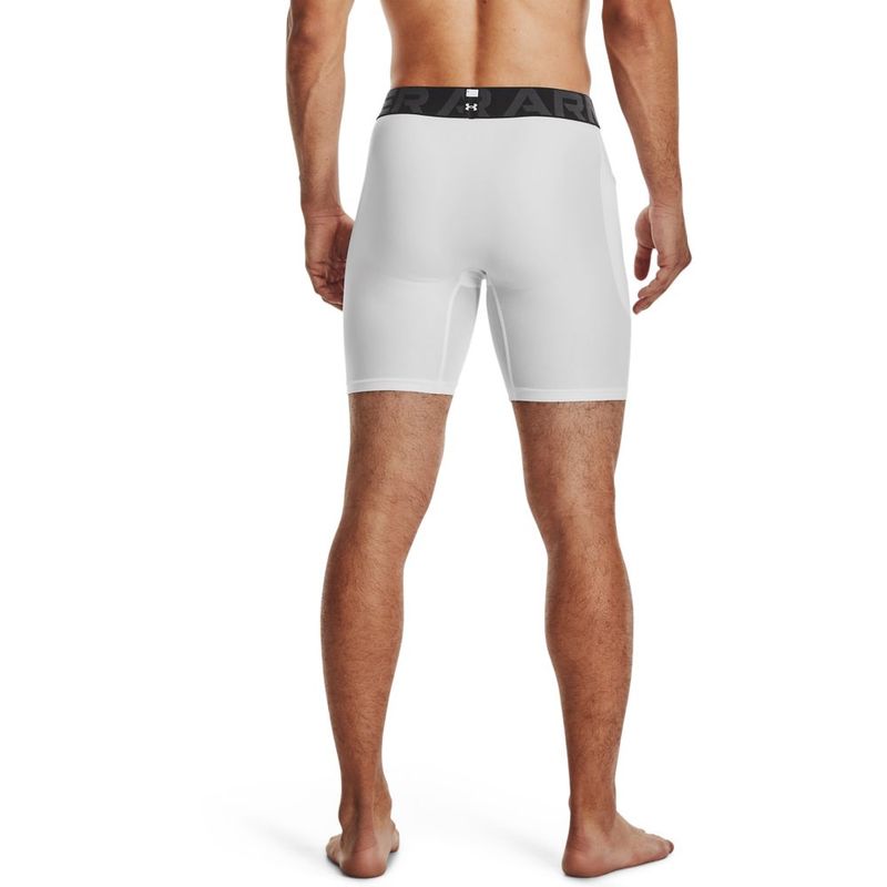 Pantaloneta-under-armour-para-hombre-Ua-Hg-Armour-Shorts-para-entrenamiento-color-blanco.-Reverso-Sobre-Modelo