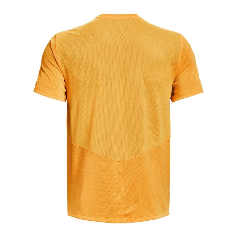 Camiseta-Manga-Corta-under-armour-para-hombre-Ua-Speed-Stride-2.0-Tee-para-correr-color-naranja.-Reverso-Sin-Modelo