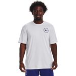 Camiseta-Manga-Corta-under-armour-para-hombre-Ua-Training-Vent-Graphic-Ss-para-entrenamiento-color-blanco.-Frente-Sobre-Modelo
