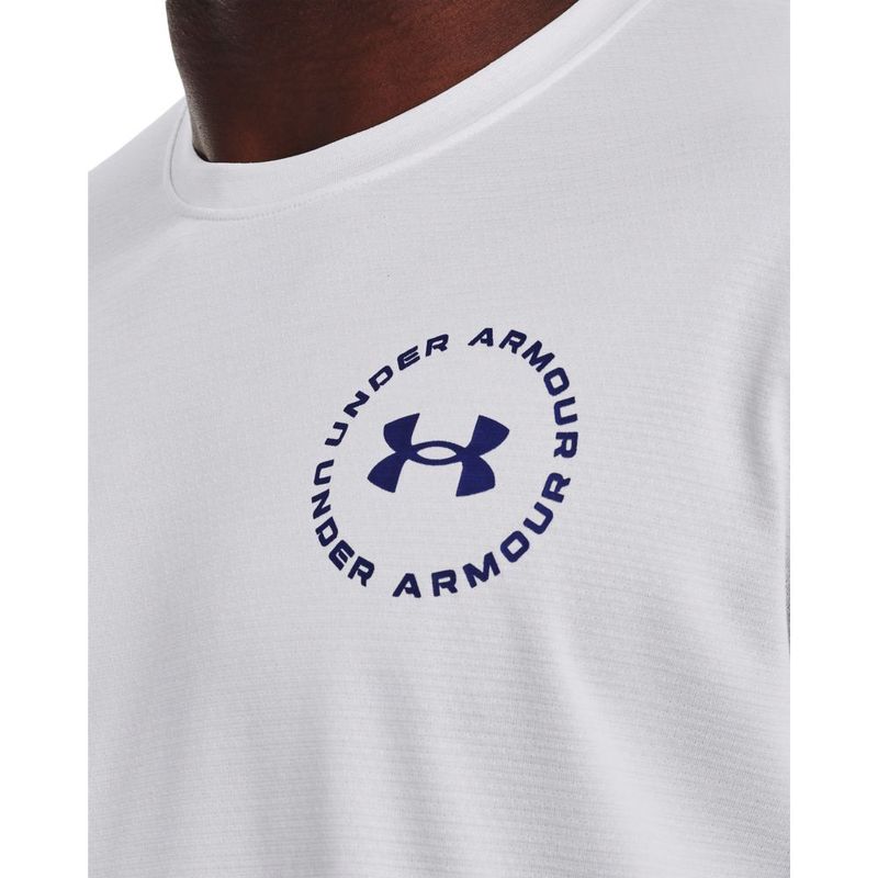 Camiseta-Manga-Corta-under-armour-para-hombre-Ua-Training-Vent-Graphic-Ss-para-entrenamiento-color-blanco.-Cuello