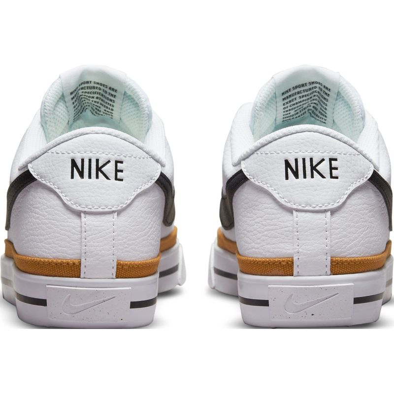 Tenis-nike-para-mujer-Wmns-Nike-Court-Legacy-Nn-para-moda-color-blanco.-Talon