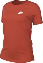 Camiseta-Manga-Corta-nike-para-mujer-W-Nsw-Club-Tee-para-moda-color-naranja.-Frente-Sin-Modelo