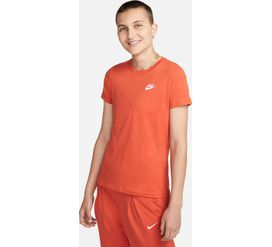 Nike W Nsw Club Tee Camiseta Manga Corta naranja de mujer lifestyle