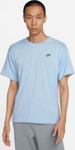 Camiseta-Manga-Larga-nike-para-hombre-M-Nsw-Nike-Circa-Ss-Top-para-moda-color-gris.-Frente-Sobre-Modelo