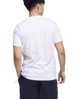 Camiseta-Manga-Corta-adidas-para-hombre-M-Dyn-G-T-para-moda-color-blanco.-Reverso-Sobre-Modelo