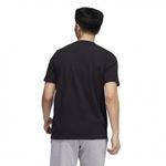 Camiseta-Manga-Corta-adidas-para-hombre-M-Dyn-G-T-para-moda-color-negro.-Reverso-Sobre-Modelo