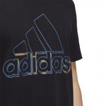 Camiseta-Manga-Corta-adidas-para-hombre-M-Dyn-G-T-para-moda-color-negro.-Detalle-1