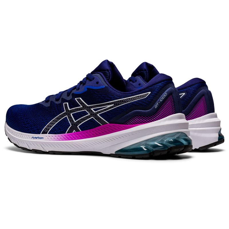 Tenis-asics-para-mujer-Gt-1000-11-para-correr-color-azul.-Detalle-1