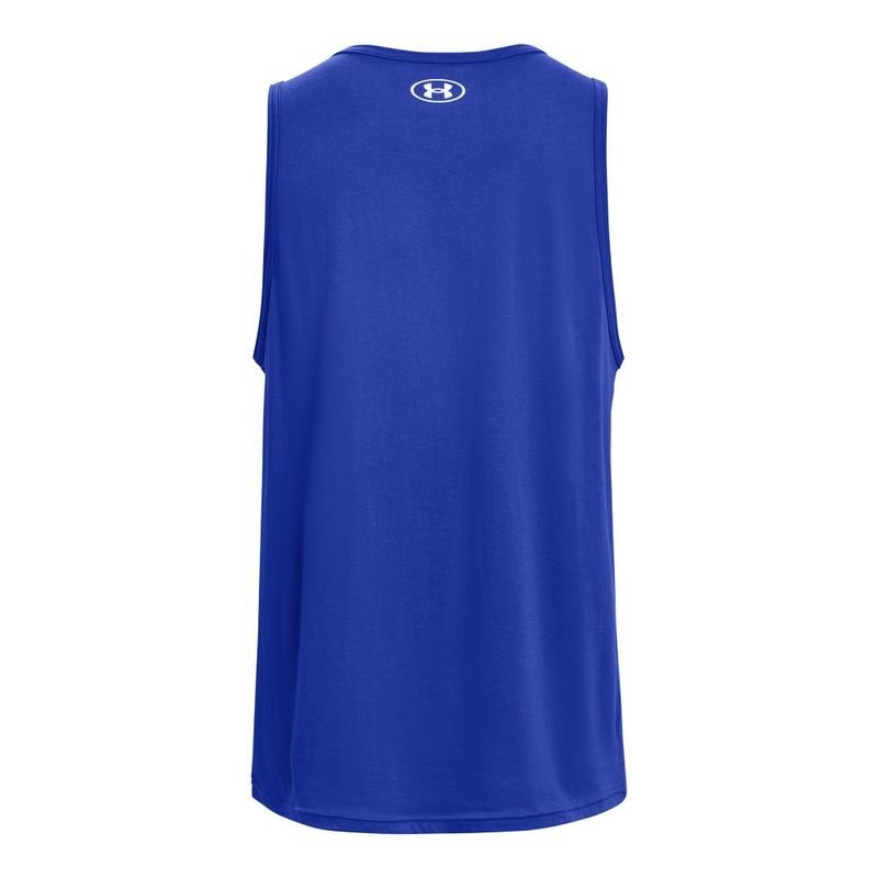 Camiseta-Manga-Sisa-under-armour-para-hombre-Ua-Sportstyle-Logo-Tank-para-entrenamiento-color-azul.-Reverso-Sin-Modelo