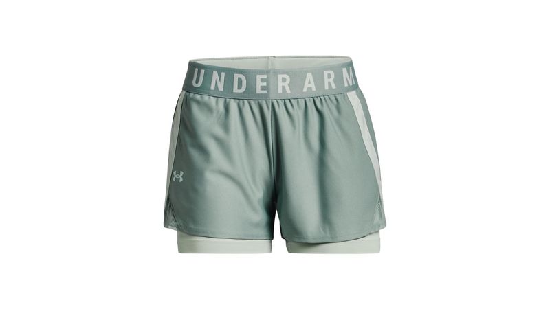 Shorts UA Play UP 2 in 1 Verde Ciano - Under Armour - Short
