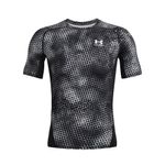 Camiseta-Manga-Corta-under-armour-para-hombre-Ua-Hg-Armour-Prtd-Comp-Ss-para-entrenamiento-color-negro.-Frente-Sin-Modelo