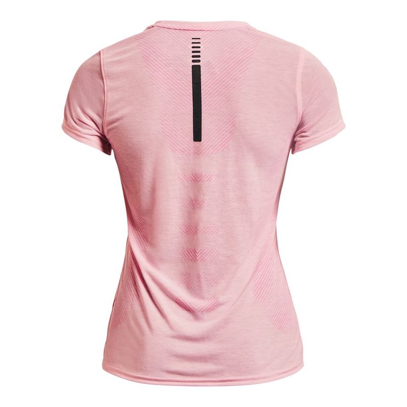 Camiseta-Manga-Corta-under-armour-para-mujer-Ua-Run-Anywhere-Breeze-Tee-para-correr-color-rojo.-Reverso-Sin-Modelo