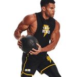 Hoodie-under-armour-para-hombre-Pjt-Rock-Ba-Sl-Hdy-para-entrenamiento-color-negro.-Modelo-In-Action