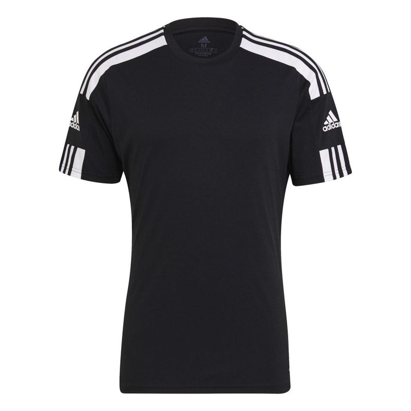 Camiseta-Manga-Corta-adidas-para-hombre-Squad-21-Jsy-Ss-para-futbol-color-negro.-Frente-Sin-Modelo
