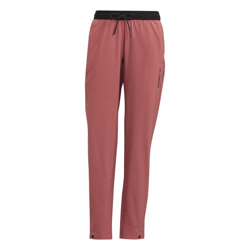 Pantalon-adidas-para-mujer-W-Liteflex-Pts-para-outdoor-color-rojo.-Frente-Sin-Modelo