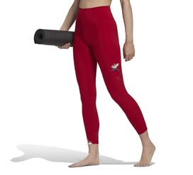 Adidas Tm Studio 7/8 T Licra rojo de mujer para entrenamiento
