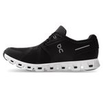 Tenis-on-para-hombre-Cloud-5-para-moda-color-negro.-Lateral-Interna-Izquierda