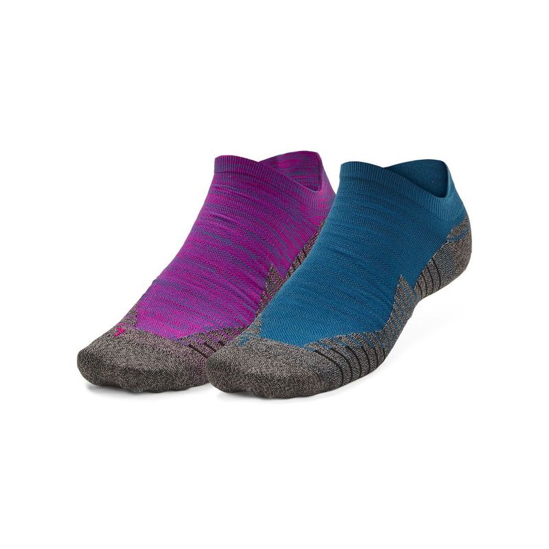 Medias-under-armour-para-hombre-Ua-Run-No-Show-Tab-2Pk-para-correr-color-morado.-Pack-De-2-Medias