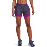 Pantaloneta-under-armour-para-mujer-Play-Up-2-In-1-Shorts-para-entrenamiento-color-morado.-Frente-Sobre-Modelo
