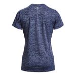 Camiseta-Manga-Corta-under-armour-para-mujer-Tech-Twist-Lc-Crest-Ssv-para-entrenamiento-color-azul.-Reverso-Sin-Modelo