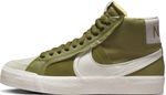 Tenis-nike-para-hombre-Sb-Zoom-Blazer-Mid-Prm-Plus-para-moda-color-verde.-Lateral-Interna-Izquierda