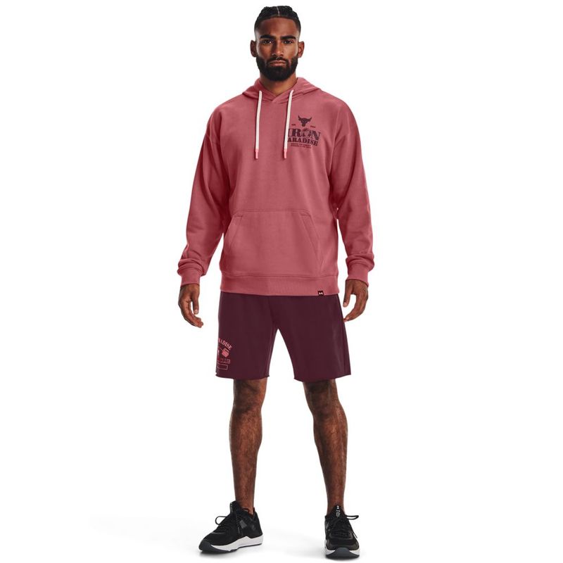 Camiseta-Manga-Larga-under-armour-para-hombre-Ua-Pjt-Rck-Hg-Hwt-Terry-Hdy-para-entrenamiento-color-rojo.-Outfit-Completo