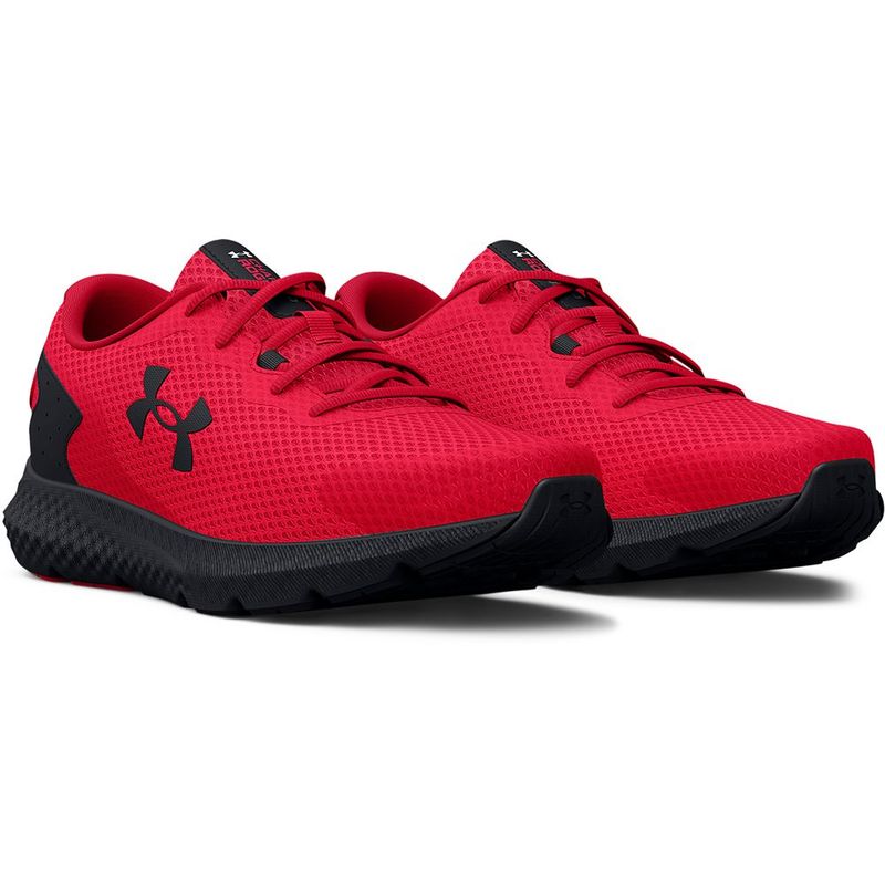 Tenis-under-armour-para-hombre-Ua-Charged-Rogue-3-para-correr-color-rojo.-Par-Alineados